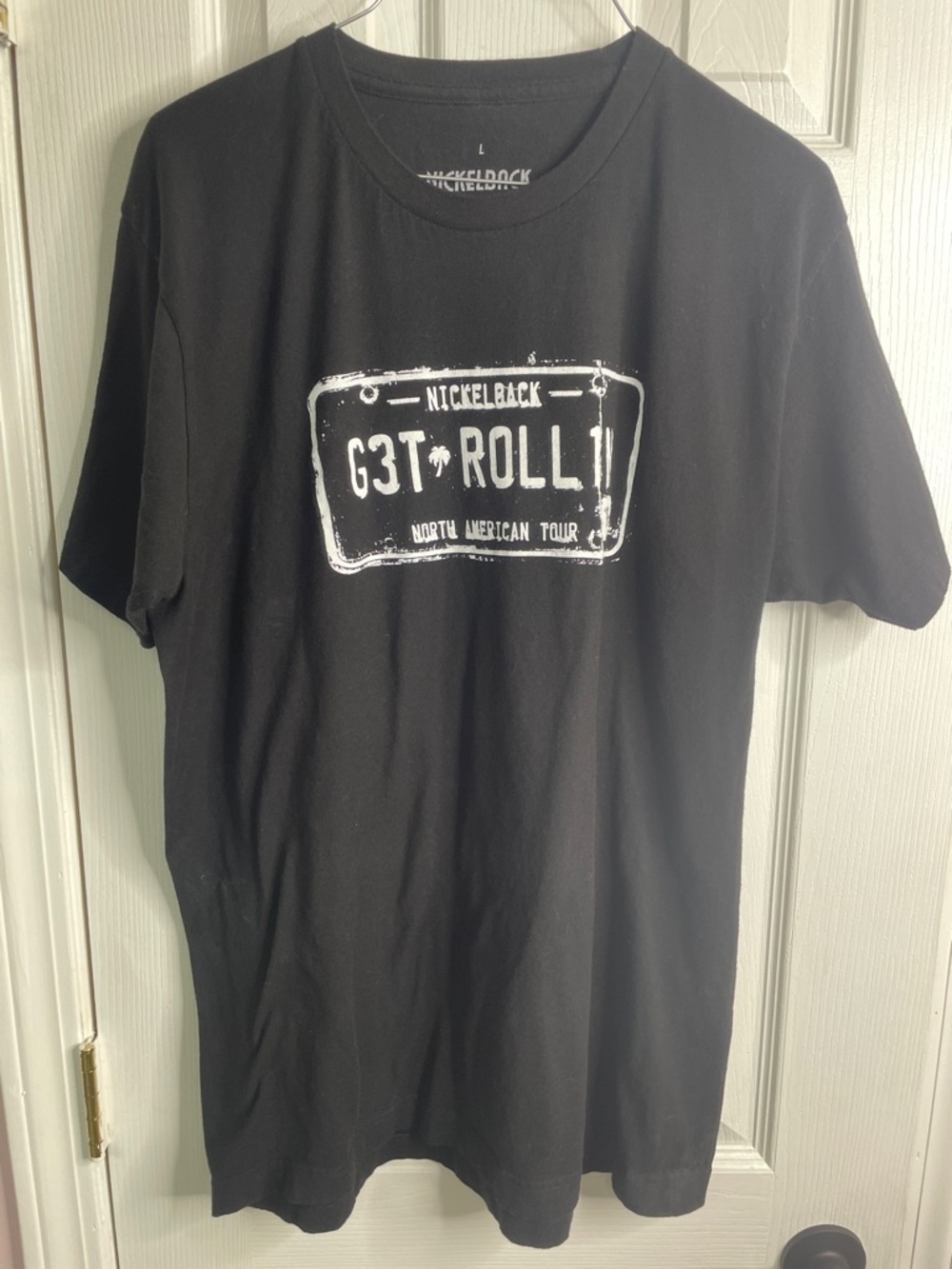 Nickelback 'Get Roll' Black Band T-Shirt